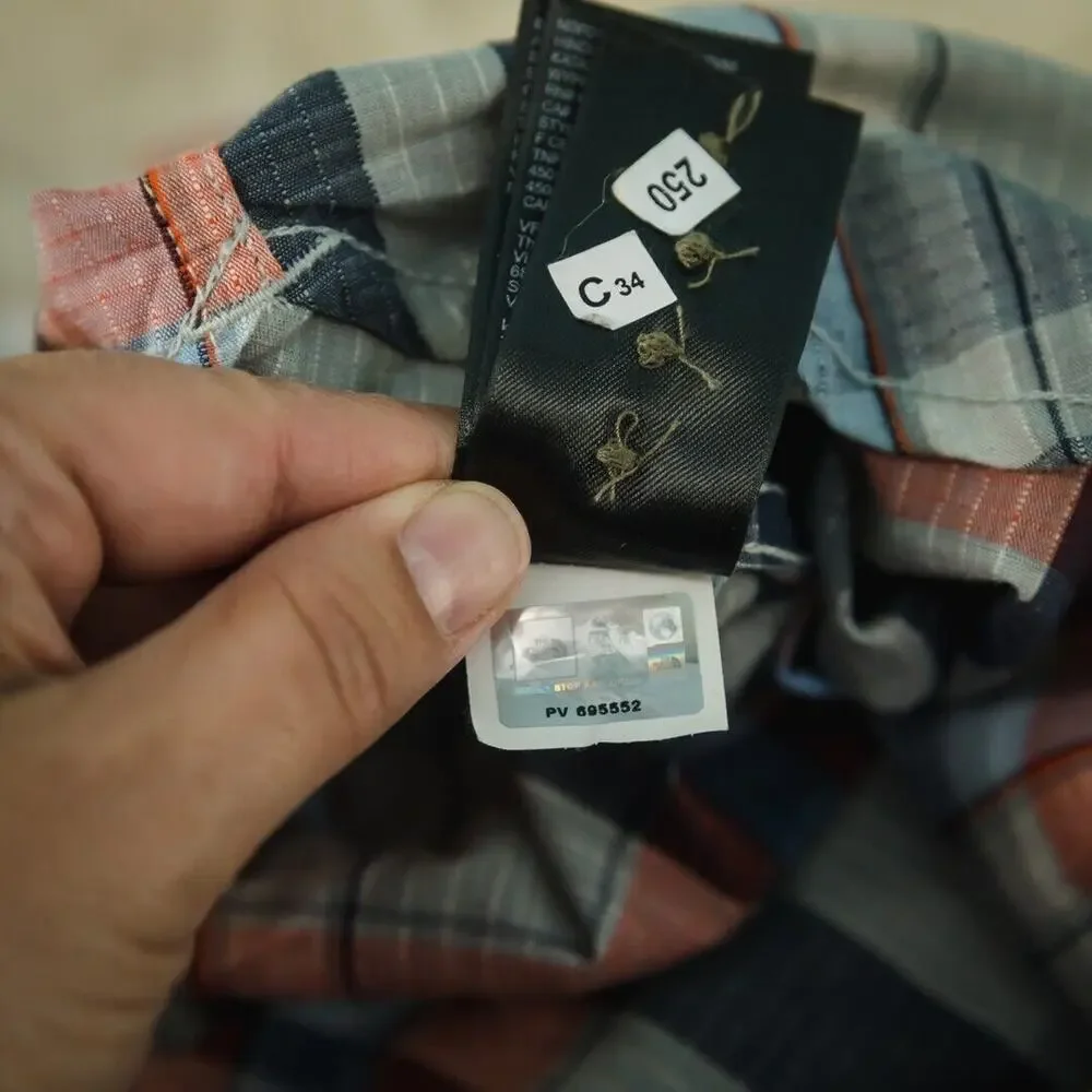 The North Face Size Large L Plaid Print Collared Button Long Sleeve Cotton Shirt